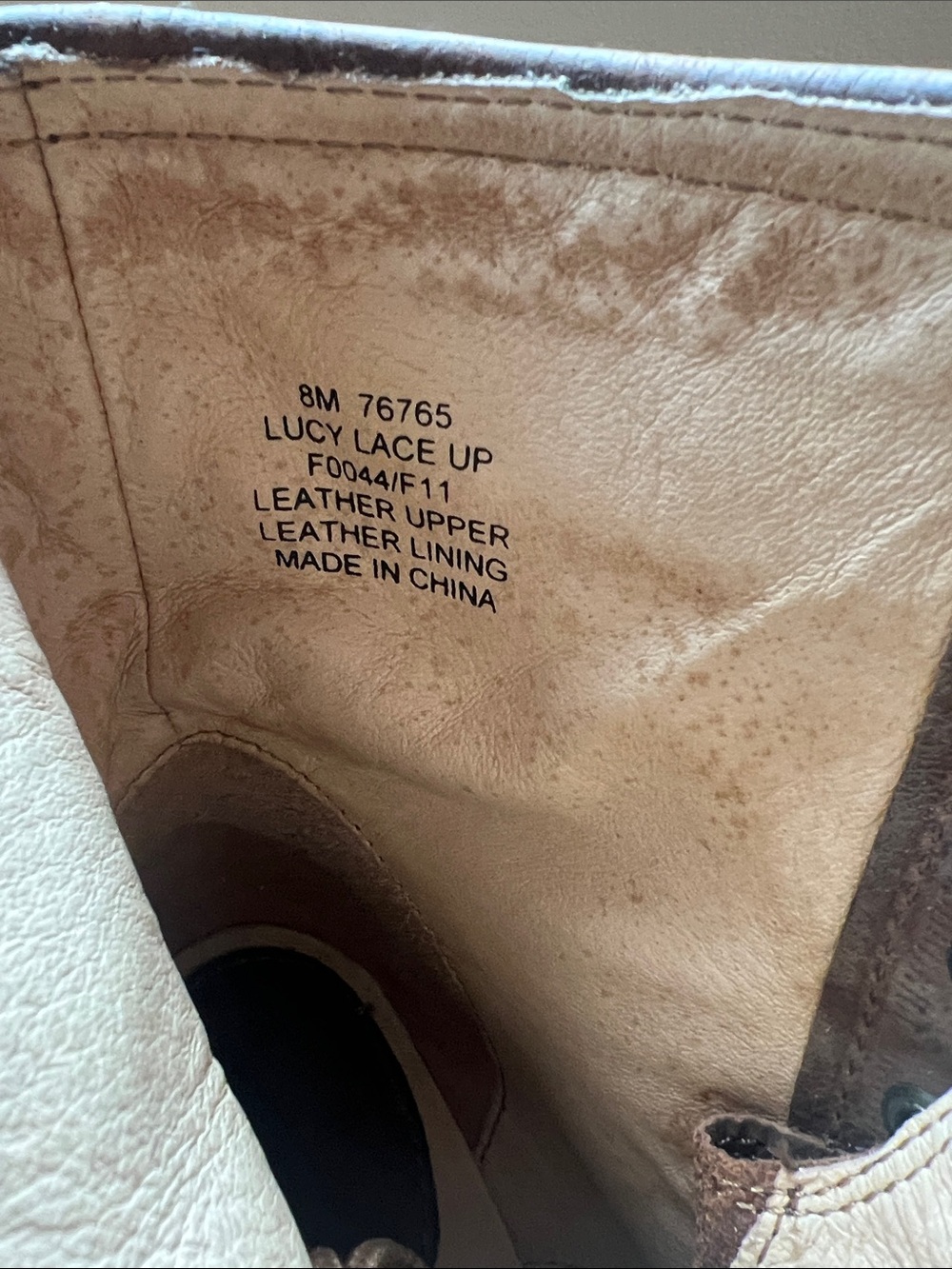 Frye Brown Leather Lucy Lace-Up Boots! - Picture 3 of 4